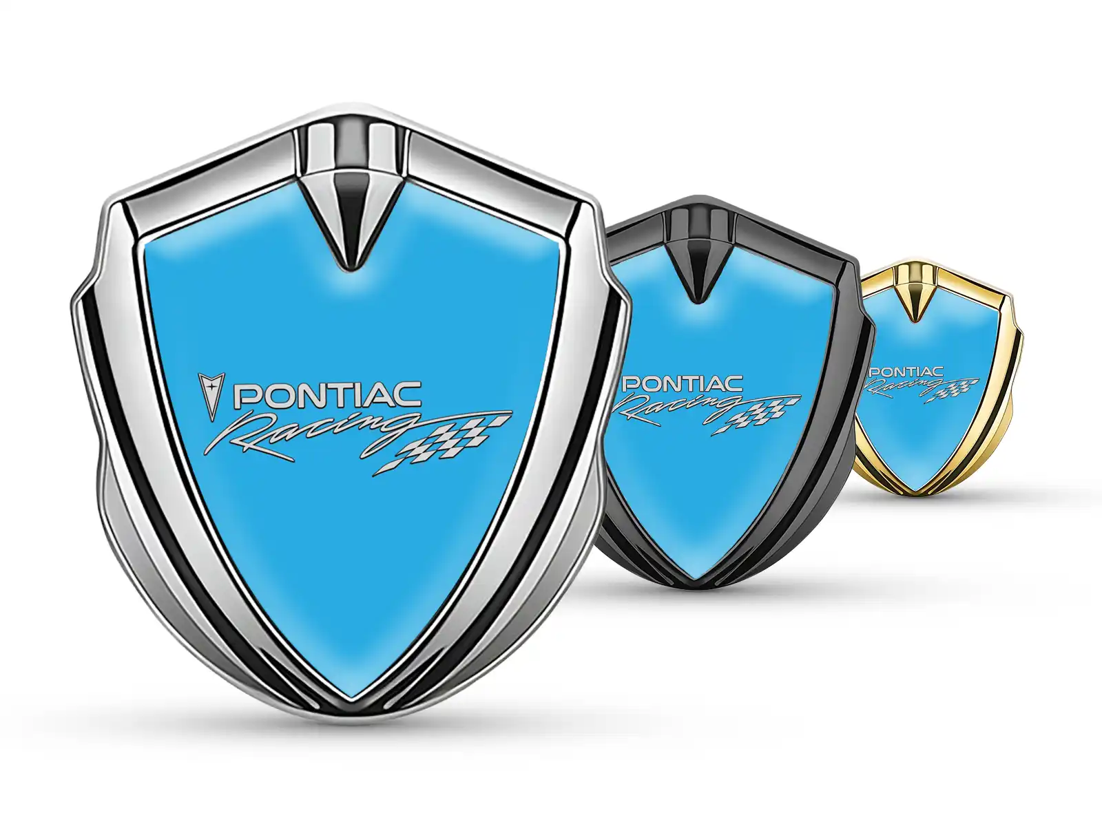 Pontiac Emblem Fender Badge Durable Stylish Design